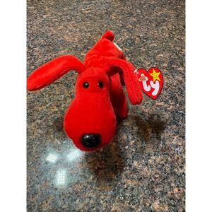 Vintage Ty Beanie Baby "Rover" the Red Dog Retired 90's With Tags